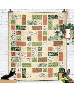 Homebodies: Grandstand Quilt Kit - Clothworks homegrandstand