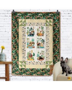 Homebodies: Dog Quilt Kit - Clothworks homedog