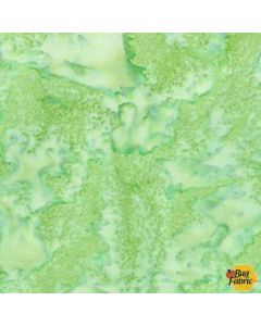 Hoffman Batik: Bali Watercolor Monstera - Hoffman 1895-498 - 2 yards 10" remaining