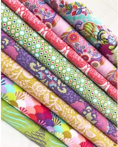 Parisville Deja Vu by Tula Pink: 1 yard Bundle (8 yards total) -- Free Spirit Fabrics parisvilleyard