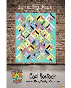 Pattern: Jumping Jack Quilt Pattern -- 3 Dog Design Company 3ddc-180