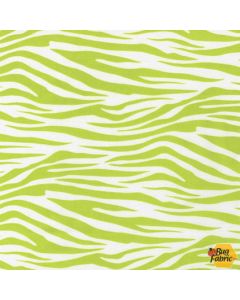 Metro Living: Zebra Print Lime - Robert Kaufman 11175-50 - 21" remaining