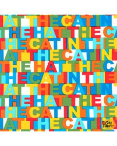 Dr. Seuss The Cat in the Hat: Stacked Words - Robert Kaufman ade-18196-203 celebration