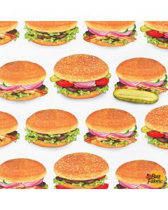 Chow Time: Hamburgers -- Robert Kaufman amkd-19782-202 americana