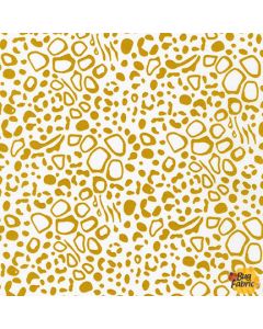On The Lighter Side: Animal Skin Texture Gold -- Robert Kaufman srk-19202-133 gold