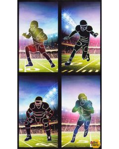 Sports Life: Football Panel (2/3 yard) -- Robert Kaufman srkd-19140-205 multi