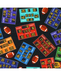 Sports Life: Football Scoreboard -- Robert Kaufman srkd-19142-205 multi - 2 yards 15" + FQ remaining