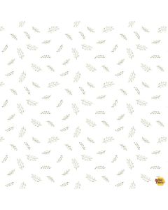 Our Little Adventure: Leaves Vines White - Timeless Treasures Fabric kidz-cd4413 white - presale July