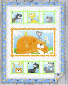 Kitty the Cat: Kitty Dash Quilt Kit -- Susy Bee Fabrics kittydash