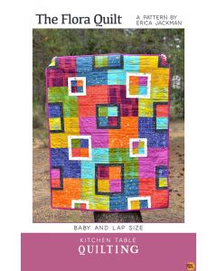 Pattern: The Flora Quilt Pattern by Erica Jackman -- Kitchen Table Quilting KTQ18