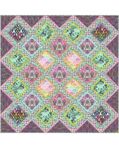 Prince Charming Deja Vu by Tula Pink: Leapfrog Quilt Kit -- FreeSpirit Fabrics princeleapfrog - presale July