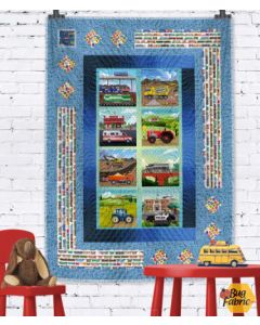 Let's Go! Diamond Square Quilt Kit - Clothworks letsdiamond