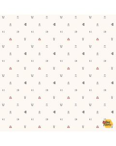 Mini Mixers: Faces Off White -- Marcus Fabrics r210325d