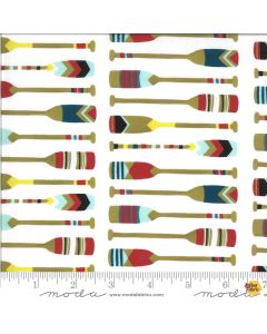 Lakeside Story: Camp Wannaquilt Oars Foam -- Moda Fabrics 13354-18