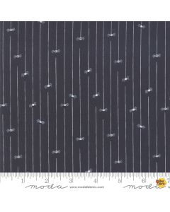 Ghouls Goodies: Creepy Crawly Spiders Licorice Black -- Moda Fabric 20688-12