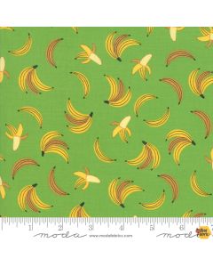 Bicycle Bunch: Bananas Lime -- Moda Fabrics 35332-12 - 2 yards 16" remaining
