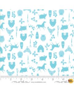 Farm Charm by Gingiber:  Farm Charm Main Cloud Pond -- Moda Fabrics 48294-15 