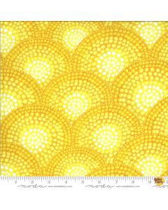 Dreamscapes Digital: Rising Yellow Sunshine -- Moda Fabrics 51245-14d - 2 yards 19" + FQ remaining
