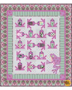 Prince Charming Deja Vu by Tula Pink: You Must Be Croaking Quilt Kit -- FreeSpirit Fabrics princecroaking - presale July - limited quantities