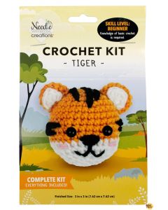 Crochet Kit: Safari Tiger - Needle Creations NC-CRCHKT-SFTIG - 1 remaining