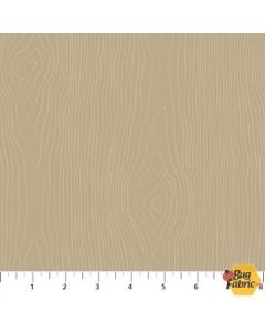 Watch Me Grow: Woodgrain Light Brown -- Northcott 23935-14