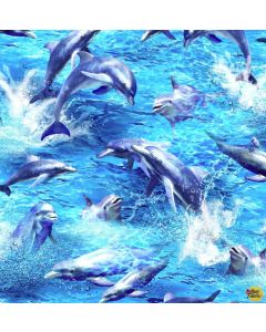 The Deep: Dolphin -- Oasis Fabrics 59-7801