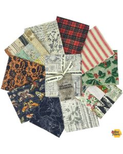 Eclectic Elements Palette by Tim Holtz: Seasonal FQ Bundle (10 FQ's) - FreeSpirit Fabrics fb4fqth.seasonal* 