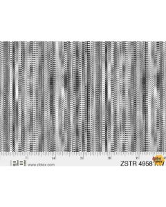 Zipper Stripe: Black Gray 108" Wide Back -- P&B Textiles 4958kw