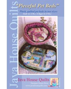 Pattern: Pieceful Pet Beds Pattern - Java House Quilts jhq137