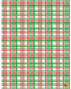 Christmas Countdown: Holiday Cute Plaid White -- Timeless Treasures Fabrics plaid-c8986 white - 2 yards 15" remaining