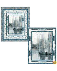 City Harbor: Throw Quilt Kit -- Northcott Fabrics CityHarborthrow