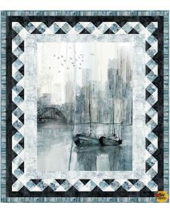 City Harbor: City Lights Quilt Kit - Northcott Fabrics Citylights