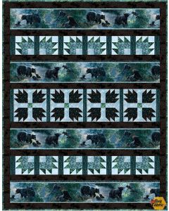 Moonlight Kisses: Maple Tracks Quilt Kit - Northcott Fabrics MoonlightMaple