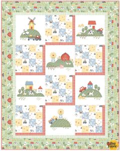 Quack Quack Moo: Farm Animals Quilt Kit - Northcott quackfarmanimal