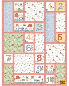 Quack Quack Moo: Farm Tiles Quilt Kit - Northcott Fabrics quacktiles - 1 remaining