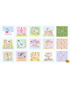 Calendar Girls: All Year 4 Season Panel (2/3 yard) -- Free Spirit Fabrics pwak005.xpanel - 1 remaining