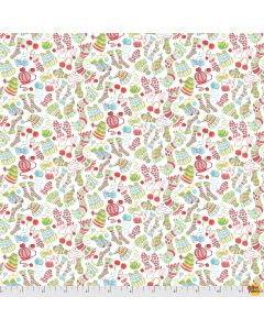 Calendar Girls: Wooly Winter White -- Free Spirit Fabrics pwak013.xwhite - 1 yard 24" remaining