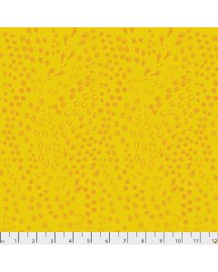 Migration: Animal Tracks Yellow -- Free Spirit Fabrics pwlt022.yellow