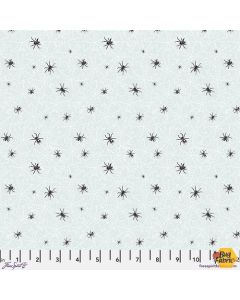 Spellbound: Caught in the Web Aqua Spiders -- FreeSpirit Fabrics pwma030.xaqua 