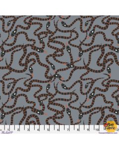 Spellbound: Slithering Snakes Stone -- FreeSpirit Fabrics pwma038.xstone 