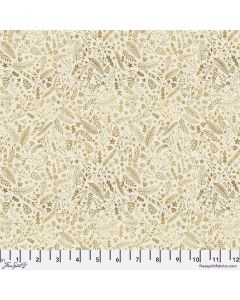 Christmas Squad: Goldie Feeling Eggshell -- FreeSpirit Fabrics pwmc014.xeggshell
