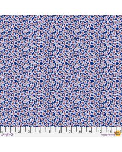 Nocturnal Creatures: Cherry Blossoms Blue - FreeSpirit Fabrics pwmm012.blue