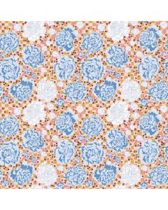 Blostma & Song by Penny Jeffries: Berry Ballroom Cerulean - FreeSpirit Fabrics pwpe001.cerulean
