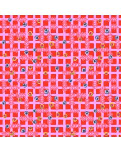 Blostma & Song by Penny Jeffries: SM Blueberry Dancefloor Red - FreeSpirit Fabrics pwpe004.red