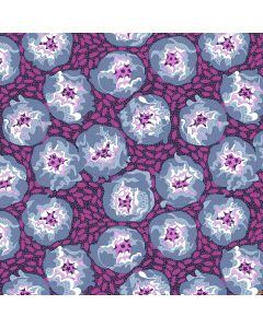 Blostma & Song by Penny Jeffries: Flower Festival Blue - FreeSpirit Fabrics pwpe008.blue