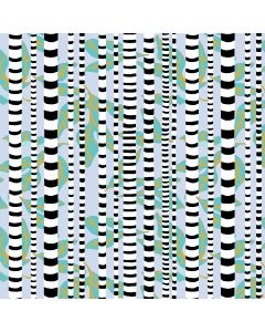 Blostma & Song by Penny Jeffries: Stem Lemonade Turquoise - FreeSpirit Fabrics pwpe013.turquoise