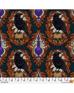 Mystic Moonlight: Crow Damask Multi - FreeSpirit Fabrics pwrh087.multi 
