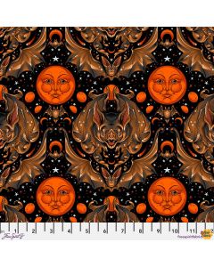 Costumes & Cobwebs: Full Moon Flight Black - FreeSpirit Fabrics pwrh120.black