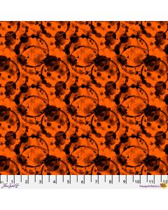 Chain Mail by Club Hauer: Ink Orange -- FreeSpirit Fabrics pwrh144.orange 