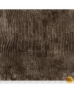 Worn Croc by Tim Holtz: Hickory - FreeSpirit Fabrics pwth020.hickory